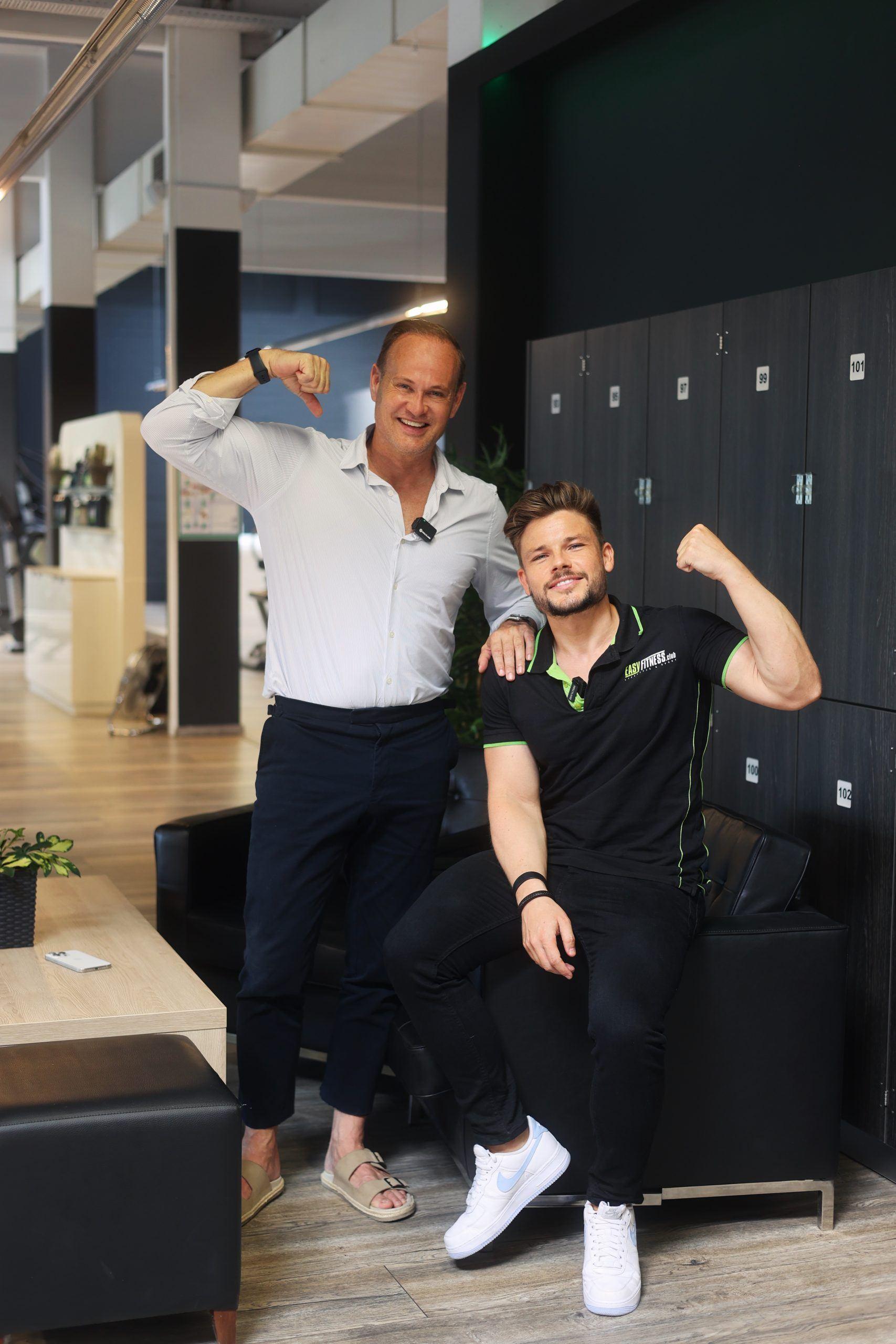 Michael Mäder mit EASYFITNESS Franchise Partner im Studio